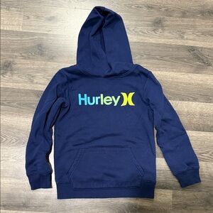 Hurley Dark Blue Hoodie with Logo